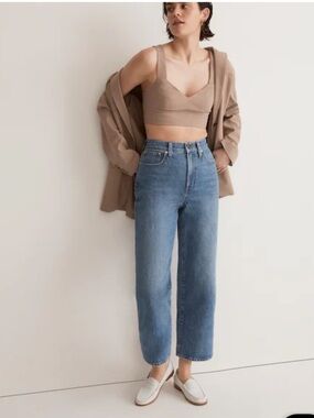 Madewell the perfect vintage wide- leg crop jean